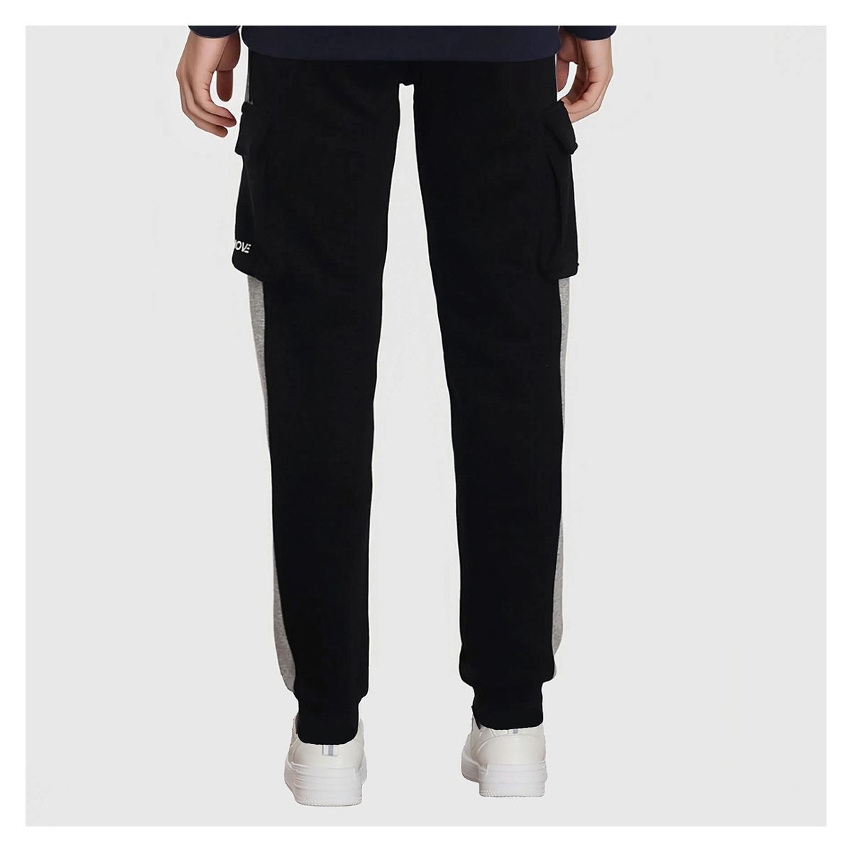 FASHION'S PARK - Pantalón Niño Buzo Jogger Cargo Negro Fashion's Park
