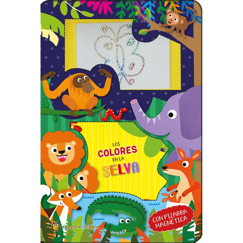 EDITORIAL GUADAL - Libro Pizarra Magnetica-Los Colores En La Selva