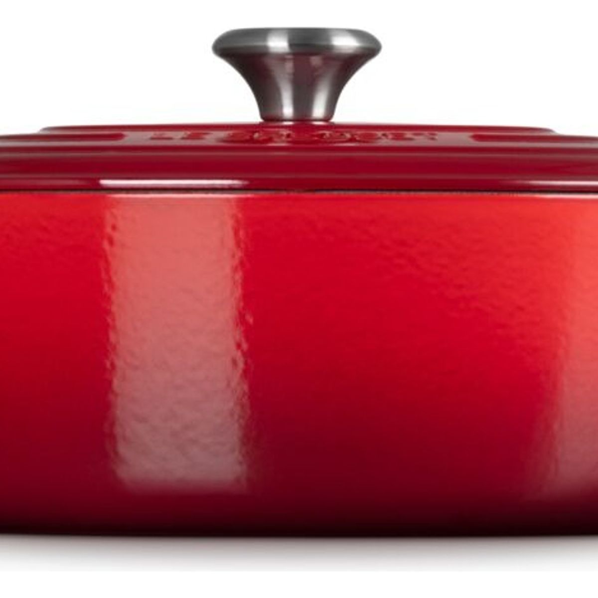 LE CREUSET - Le Creuset Cocotte Oval 29 Cm Cereza Pomo Acero Hierro