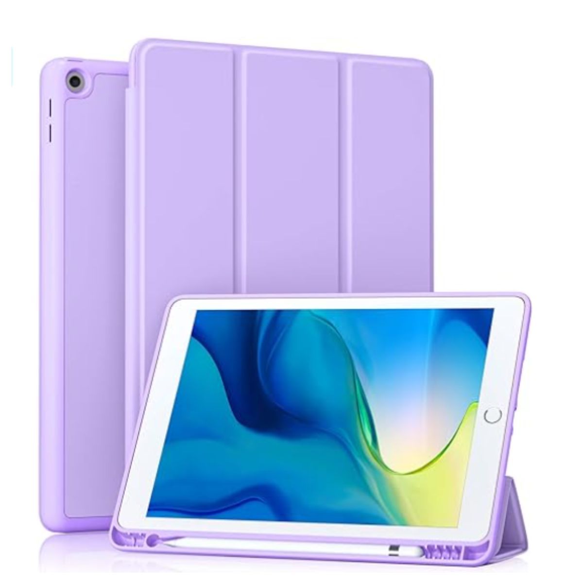 GENERICO - Funda Con Ranura Smart Cover Para iPad 9.7 5ta/6ta Gene Violeta