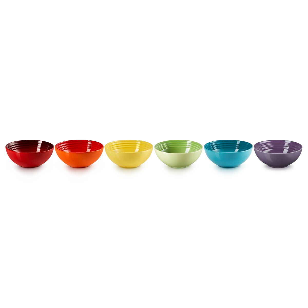 LE CREUSET - Le Creuset Set 6 Bowl Vancouver 16cm Rainbow Cerámica