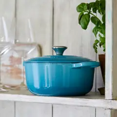 LE CREUSET - Cocotte Redonda 20cm Azul Caribe