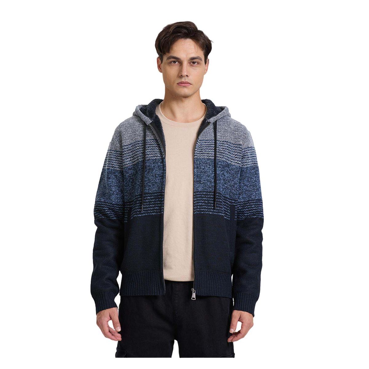 FASHION'S PARK - Sweater Hombre Bloque Gris Fashion's Park