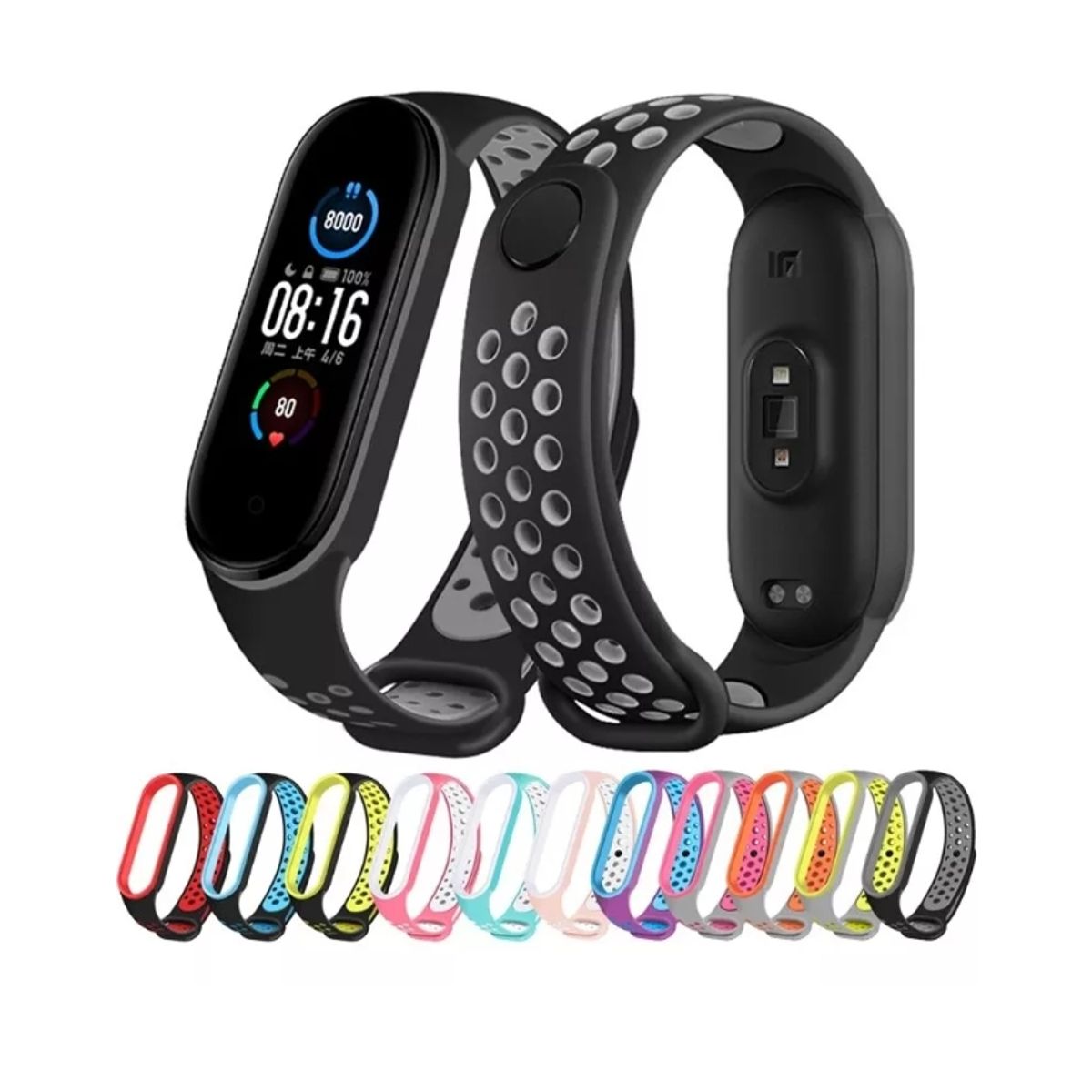 GENERICO - Correas Deportivas Compatible Con Mi Band 56 al azar