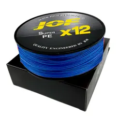 GENERICO - Hilo de pesca Multifilamento JOf X 12 hebras 0.28mm, 300Mt