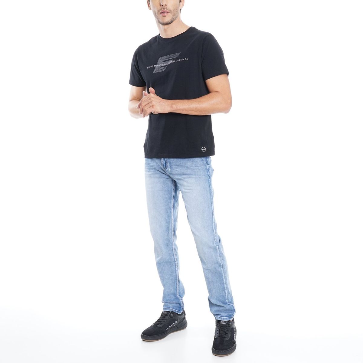 ELLUS - Ellus Jeans Hombre New Slim Tiro Medio