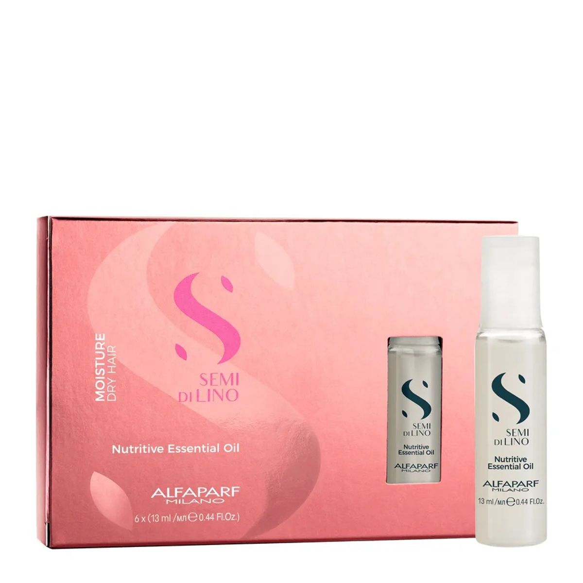 ALFAPARF MILANO - Caja 6 Ampollas Semi Di Lino Alfaparf Nutrición Cabello Seco.