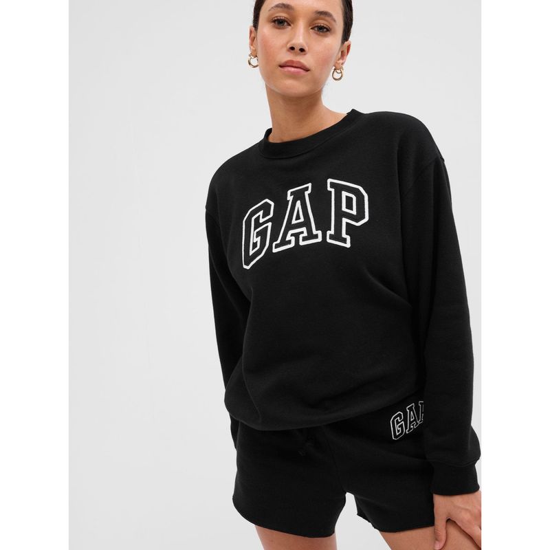 GAP - Polerón Logo Sin Cierre Negro GAP