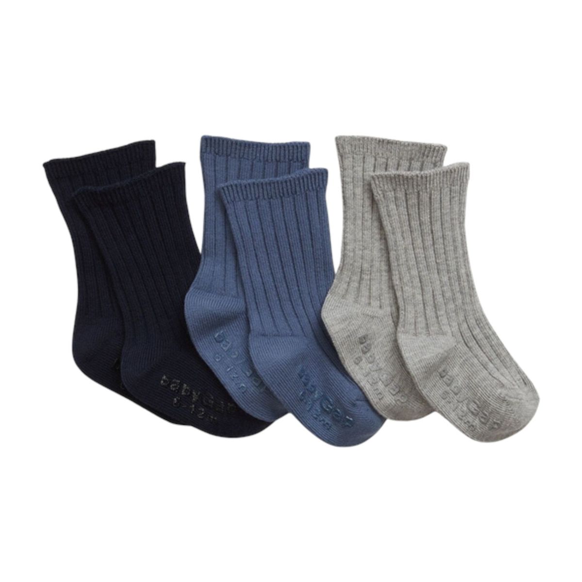 GAP - Calcetines Pack De 3 Unisex Bebé Azul