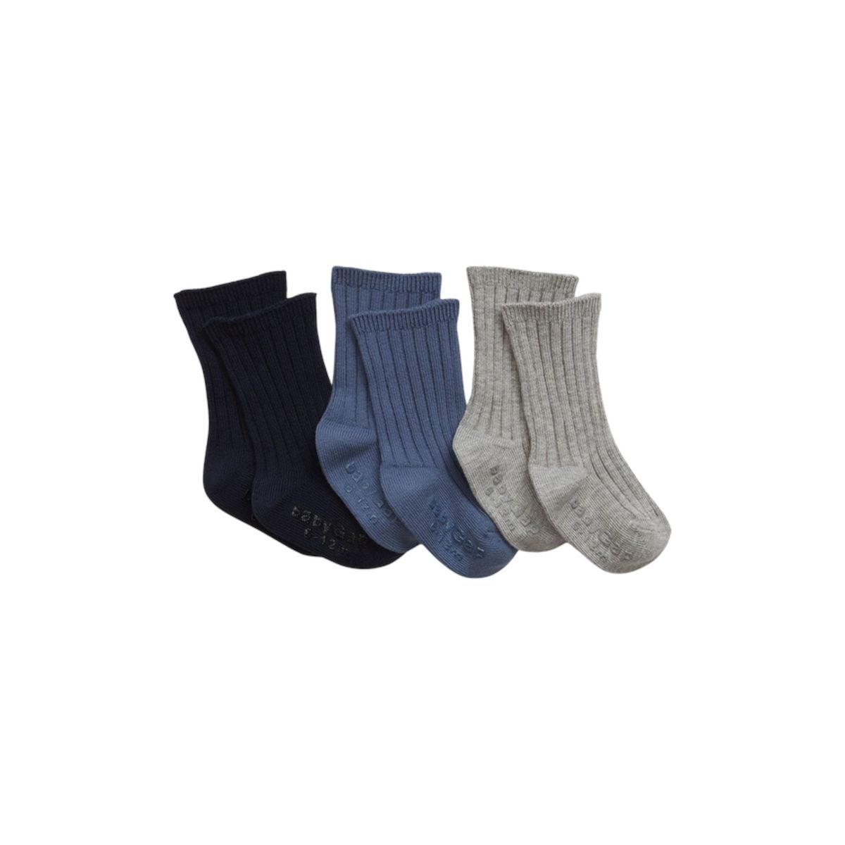 GAP - Calcetines Pack De 3 Unisex Bebé Azul