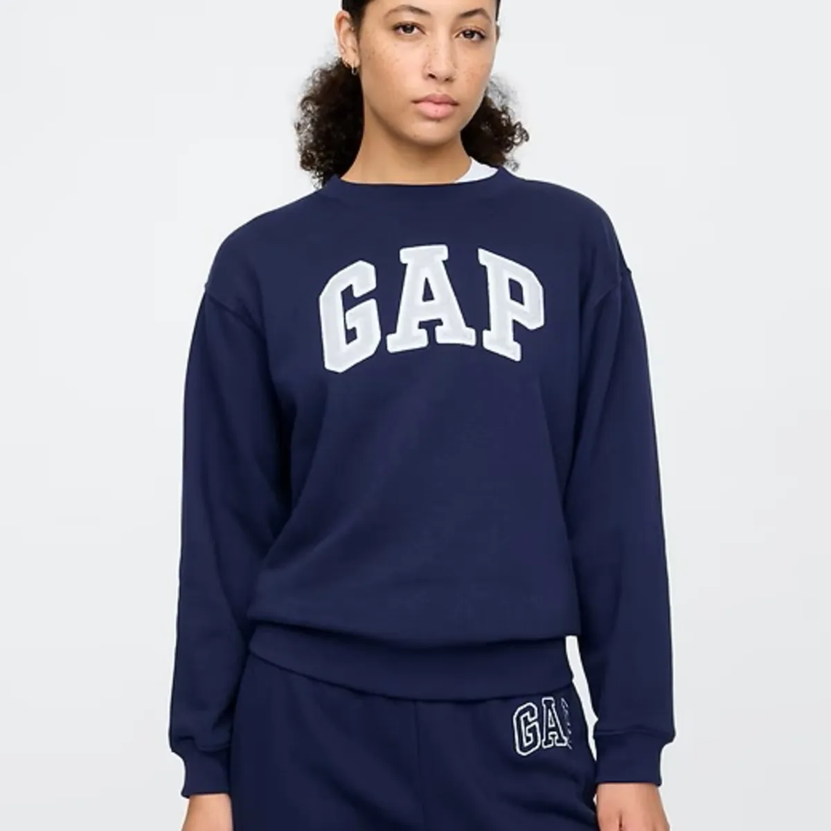 GAP - Polerón Logo Sin Cierre Azul GAP
