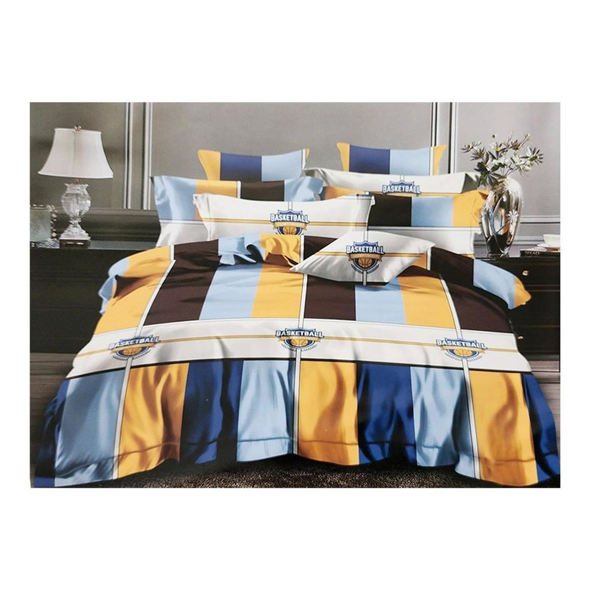 GENERICO - Juego De Sabana Infantil Multiestacion - Amarillo - 1,5 plazas