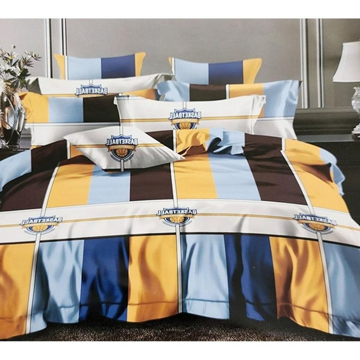 GENERICO - Juego De Sabana Infantil Multiestacion - Amarillo - 1,5 plazas