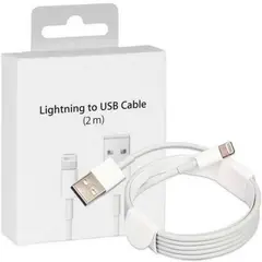 GENERICO - Cable datos para iPhone USB a Lightning 2 Metros