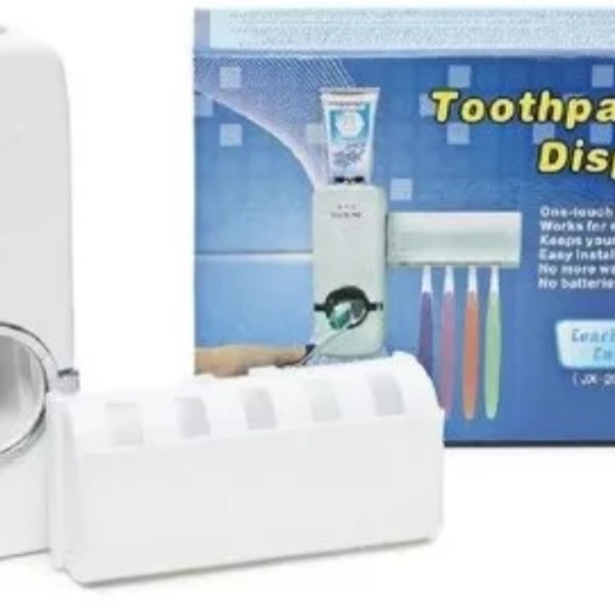 GENERICO - dispensador de pasta para cepillos de dientes para 5 cepillos