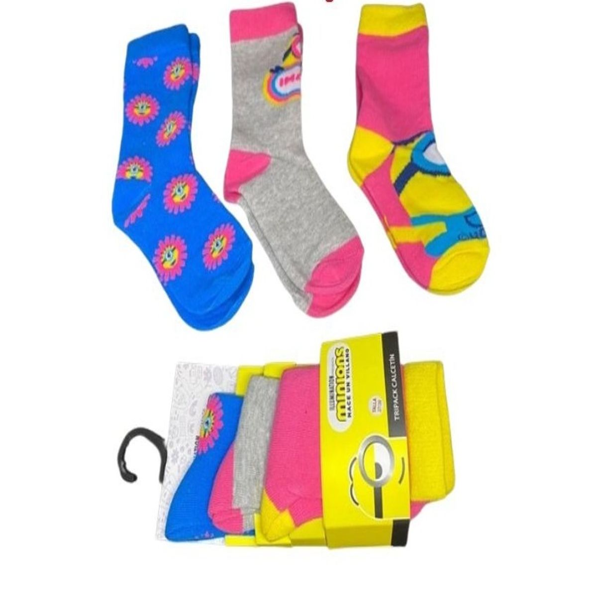 MINIONS - Tripack calcetines Minions