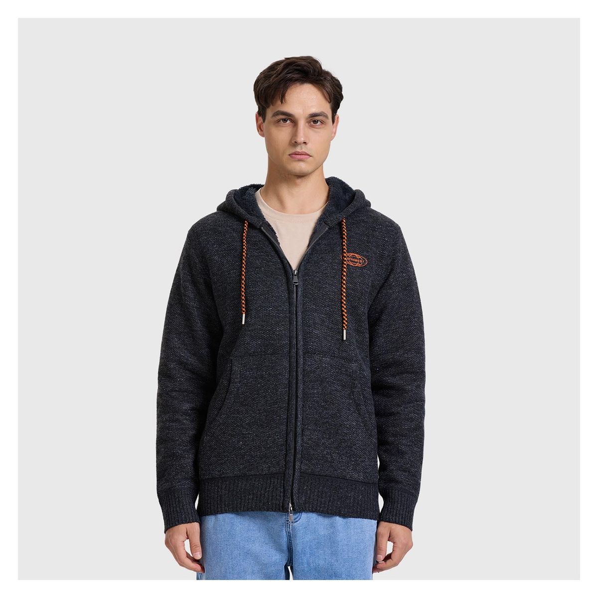 FASHION'S PARK - Sweater Hombre Full Zipper Negro Fashion's Park