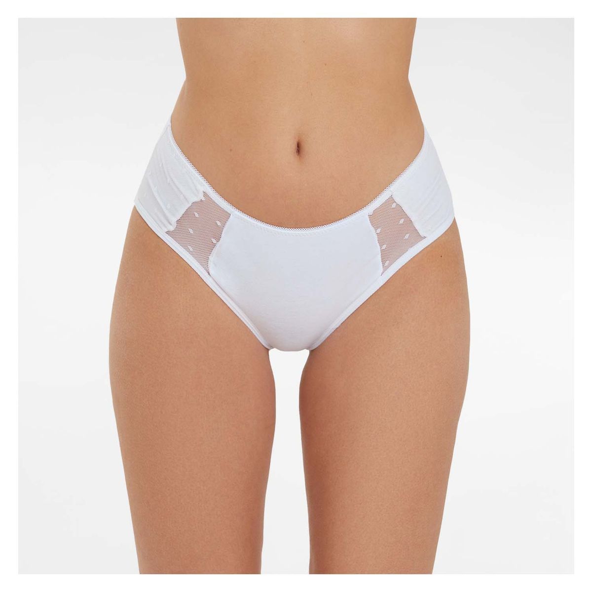 FASHION'S PARK - Calzón Bipack Bikini Detalle Mesh Fucsia Fashion's Park