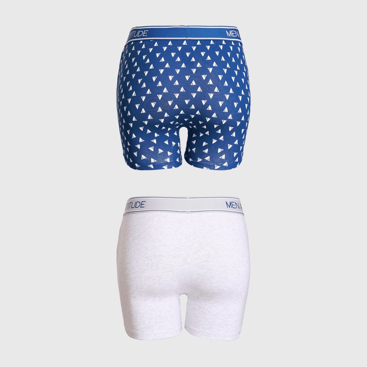 FASHION'S PARK - Boxer Hombre Bipack Gris Melange Fashion's Park