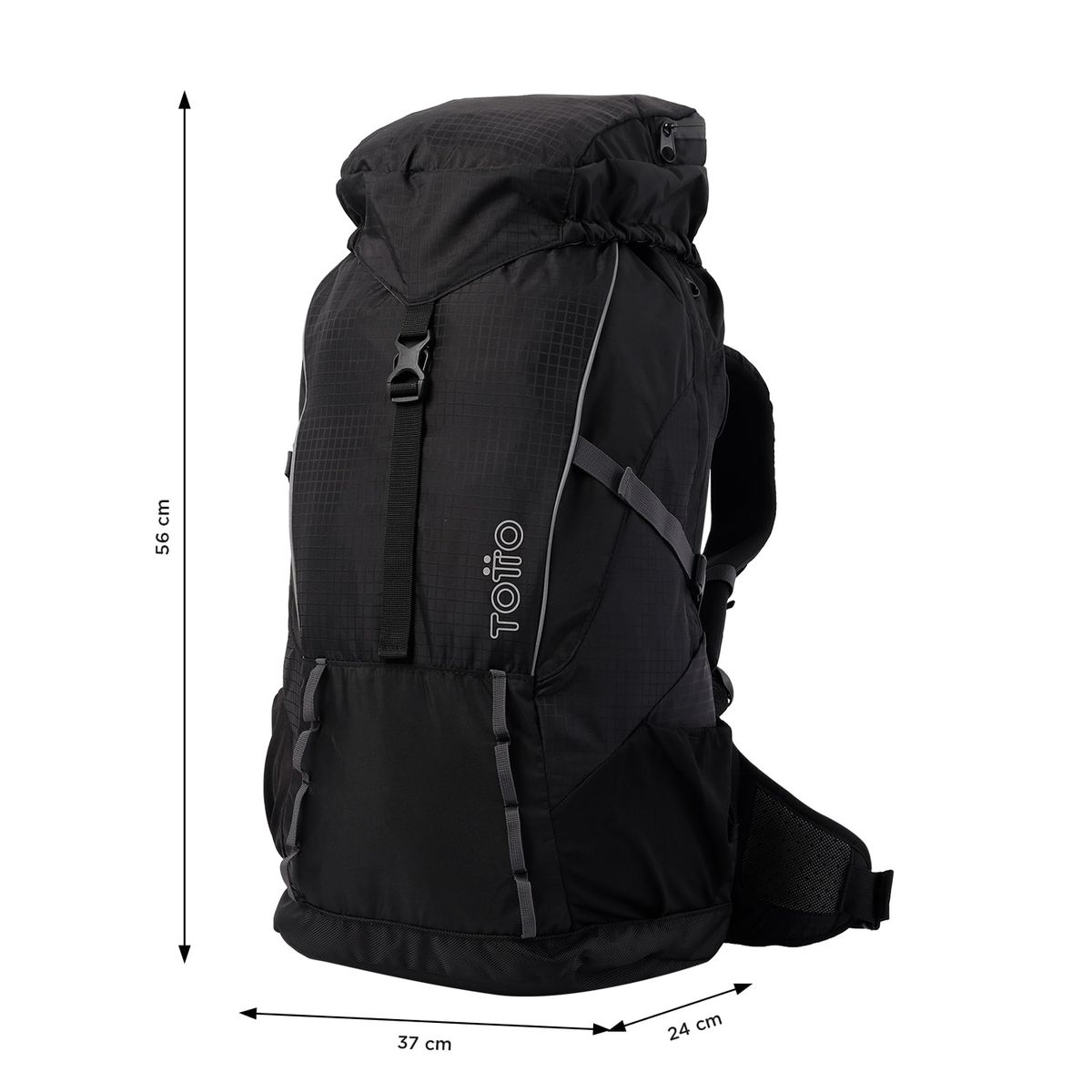 TOTTO - Mochila Outdoor Totto Summit 45 LT Black
