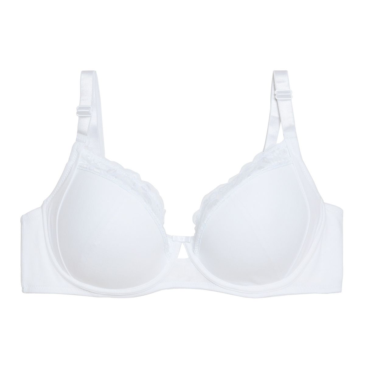 FASHION'S PARK - Sostén Mujer Detalle Encaje Blanco Fashion's Park