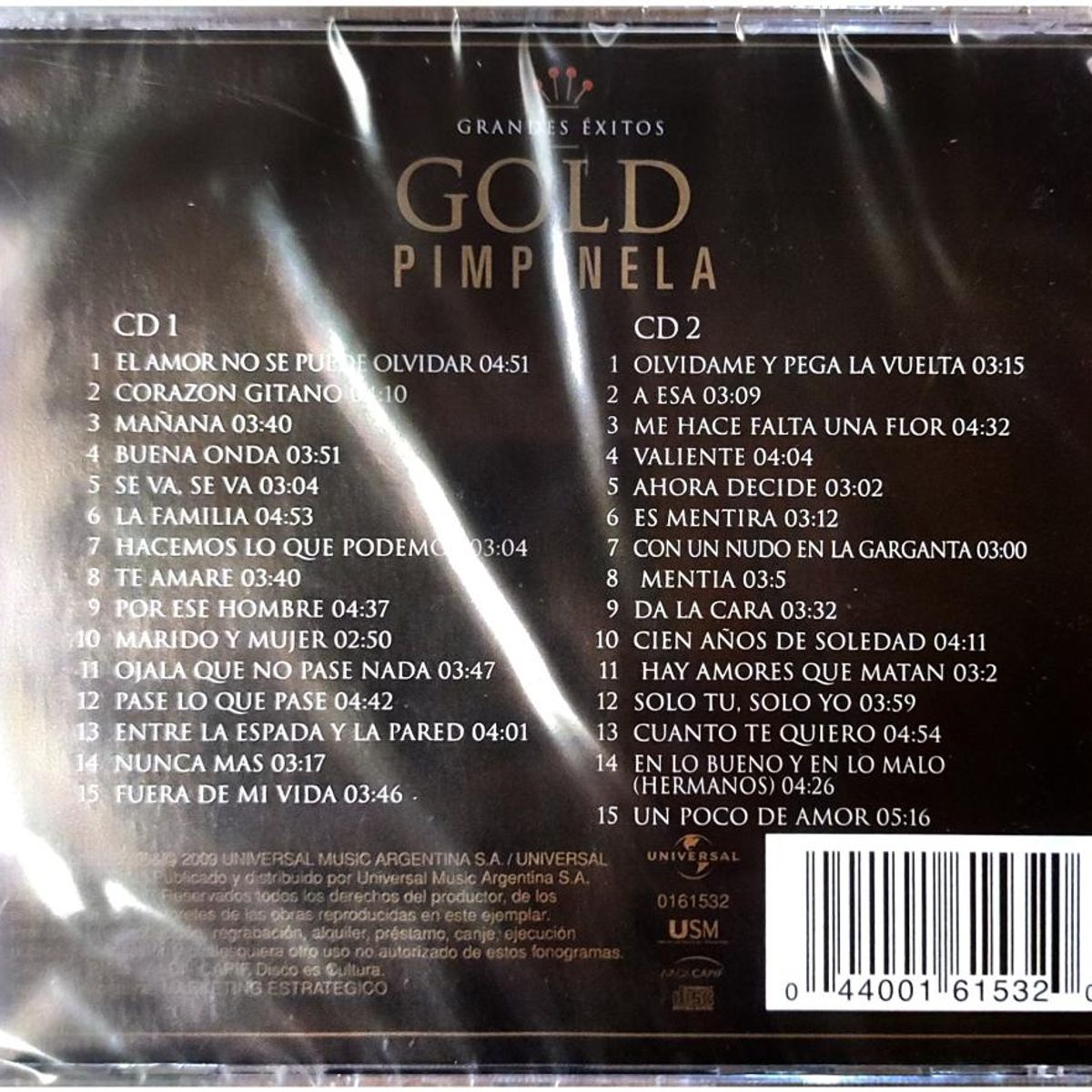 HITWAY MUSIC - PIMPINELA - GOLD (2CD) - CD HITWAY MUSIC