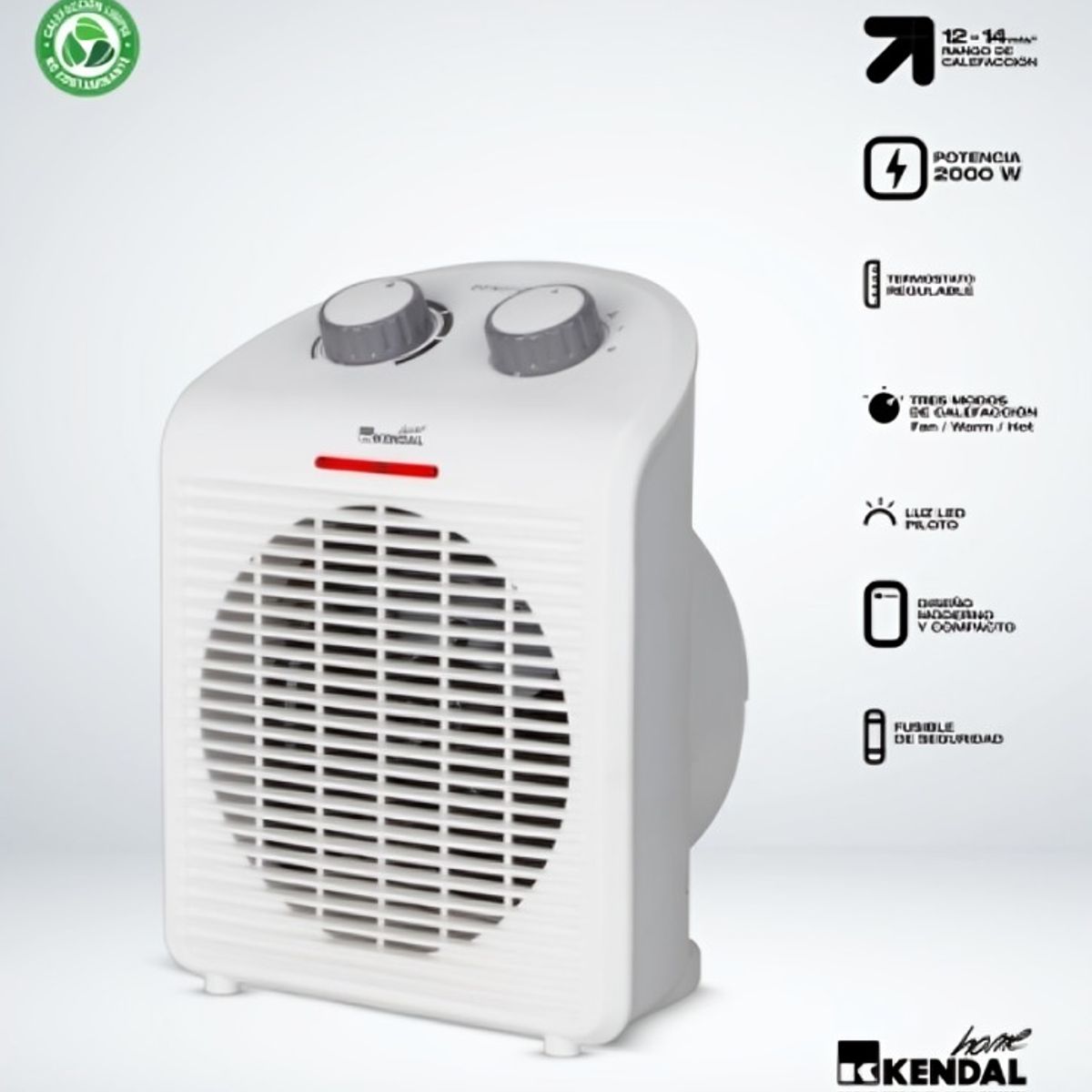 KENDAL - TERMOVENTILADOR KFH-18 KENDAL