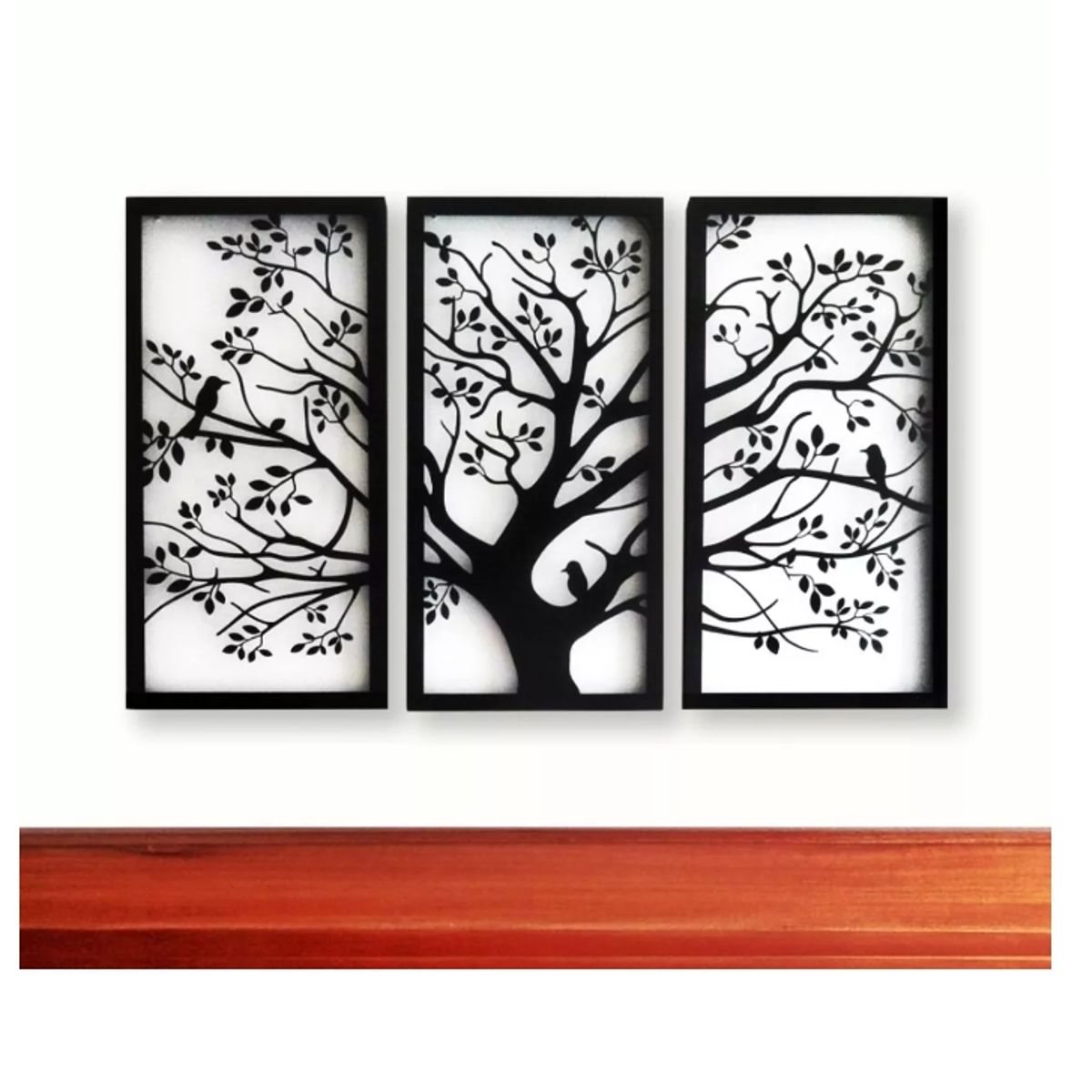 GENERICO - Cuadro Decorativo Tríptico Árbol De La Vida