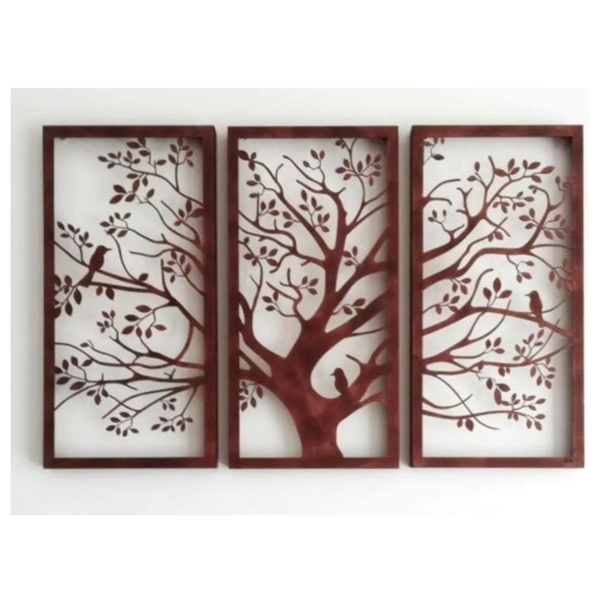 GENERICO - Cuadro Decorativo Tríptico Árbol De La Vida