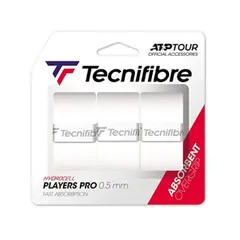 TECNIFIBRE - Overgrip Pro Players Blanco X3 Tenis Padel