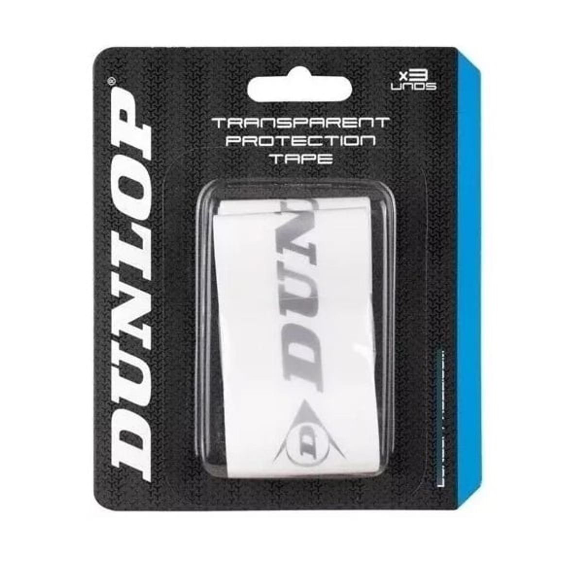 DUNLOP - Protector Pala Padel Dunlop Pro Transparente X3