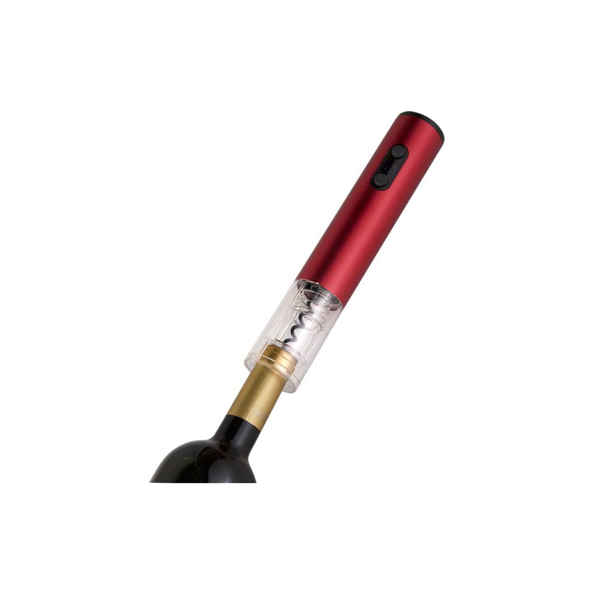 GENERICO - 20 Sacacorchos eléctrico recargable Rojo