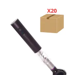 GENERICO - 20 Sacacorchos eléctrico recargable Negro