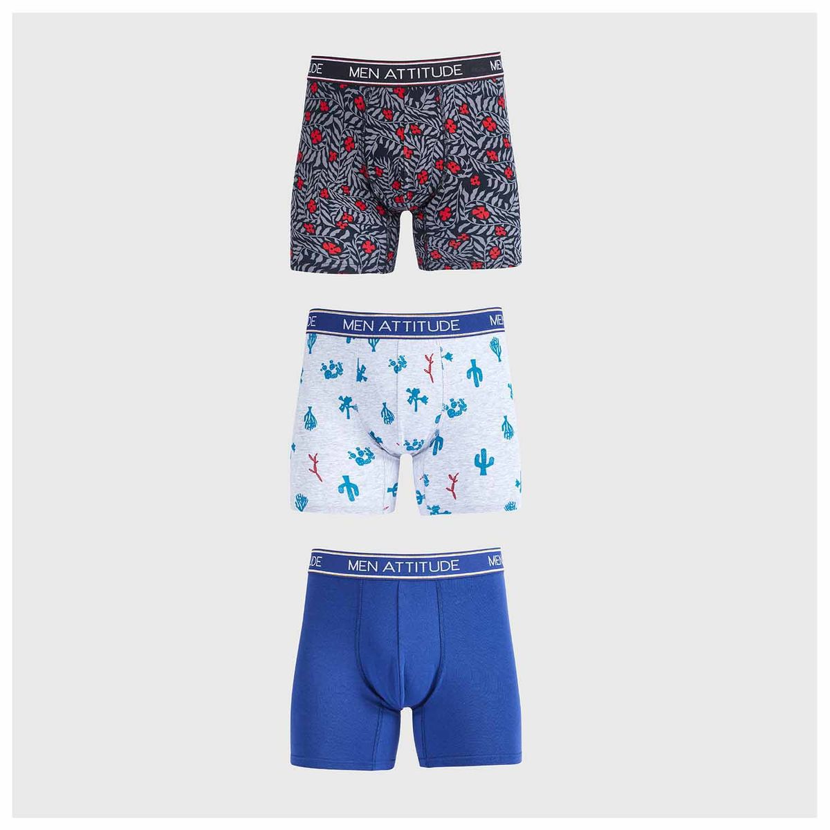 FASHION'S PARK - Boxer Hombre Tripack Rojo Fashion's Park