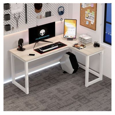 Imagen 2 del producto Escritorio Esquinero Forma L Base Metal Oficina 140x60x75cm XLB00704TP