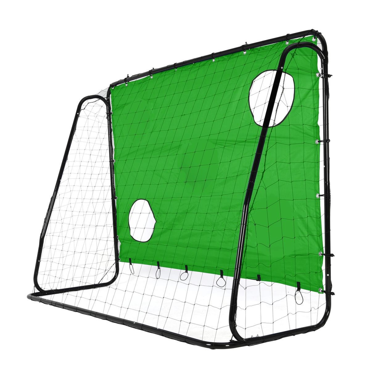 BASKO FITNESS - Arco de Futbol 300x200 cm con Red y Punteria