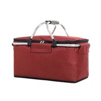 Canasto De Picnic Para 4 Personas Cesta Térmica Impermeable