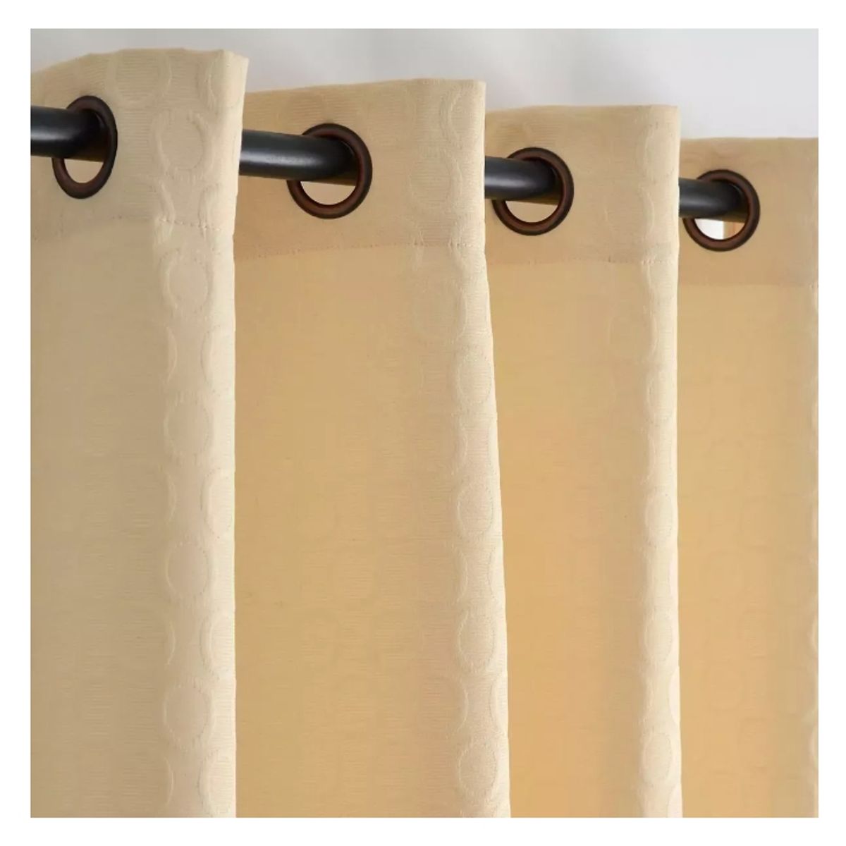 GENERICO - Cortinas Hogar Telas Brocato 2 Panos 140x220