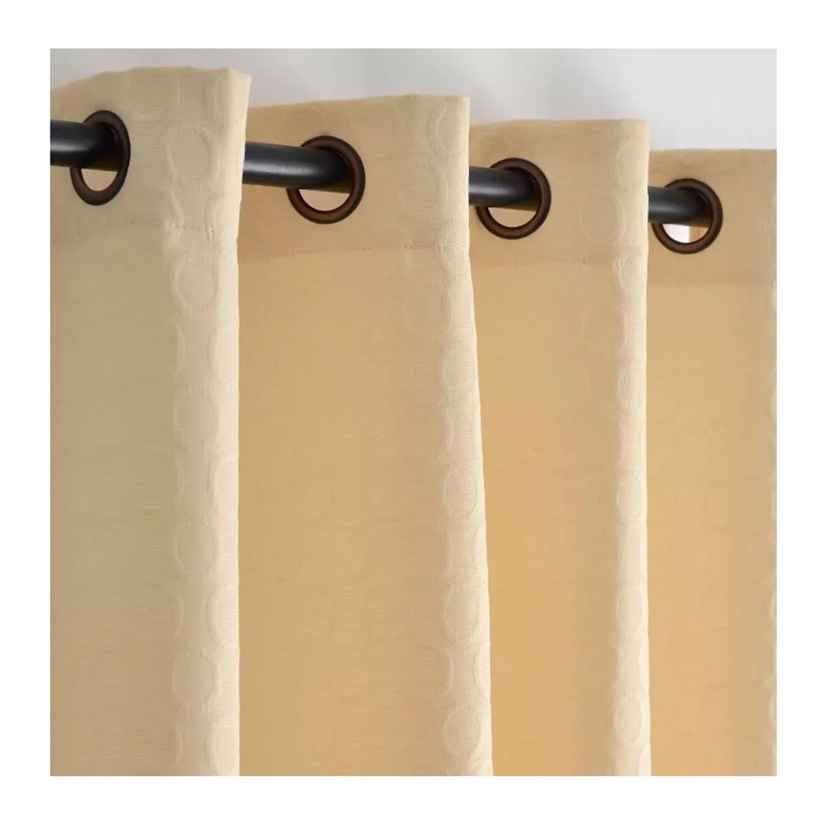 GENERICO - Cortinas Hogar Telas Brocato 2 Panos 140x220