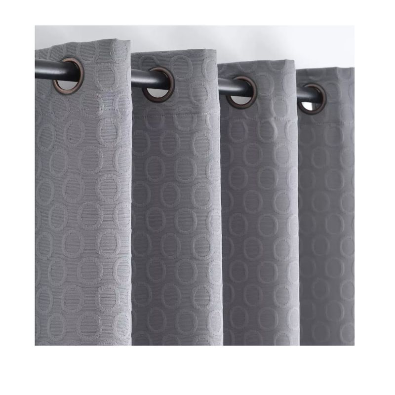 GENERICO - Cortinas Hogar Telas Brocato 2 Panos 140x220 Cm