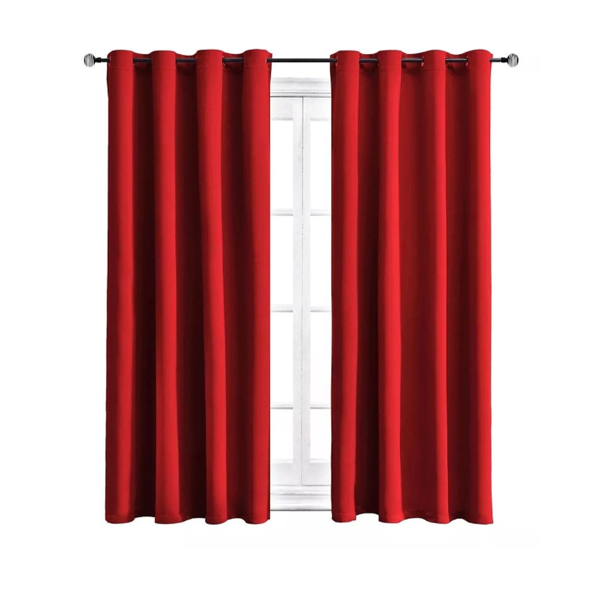 GENERICO - Cortina Blackout 100%, Son 2 Paños De 140x220cm Textura Lino