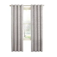 GENERICO - Cortina Blackout 100%, Son 2 Paños De 140x220cm Textura Lino