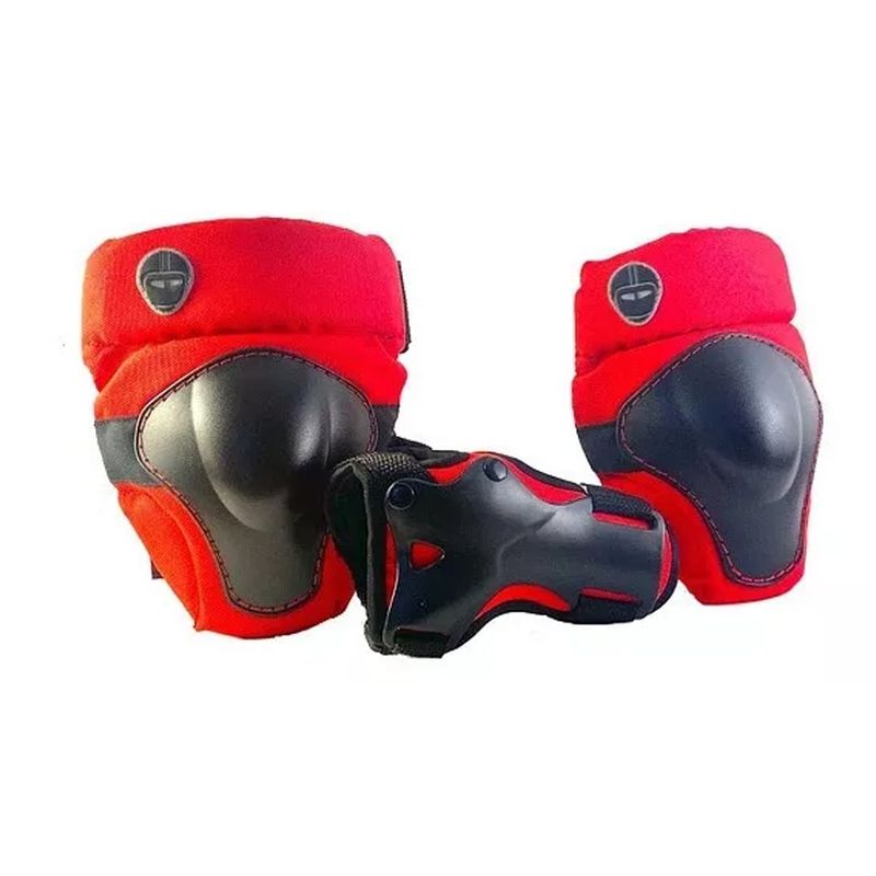 GENERICO - Set Protecciones Codera Rodillera Muñequera Niños 5-8 años