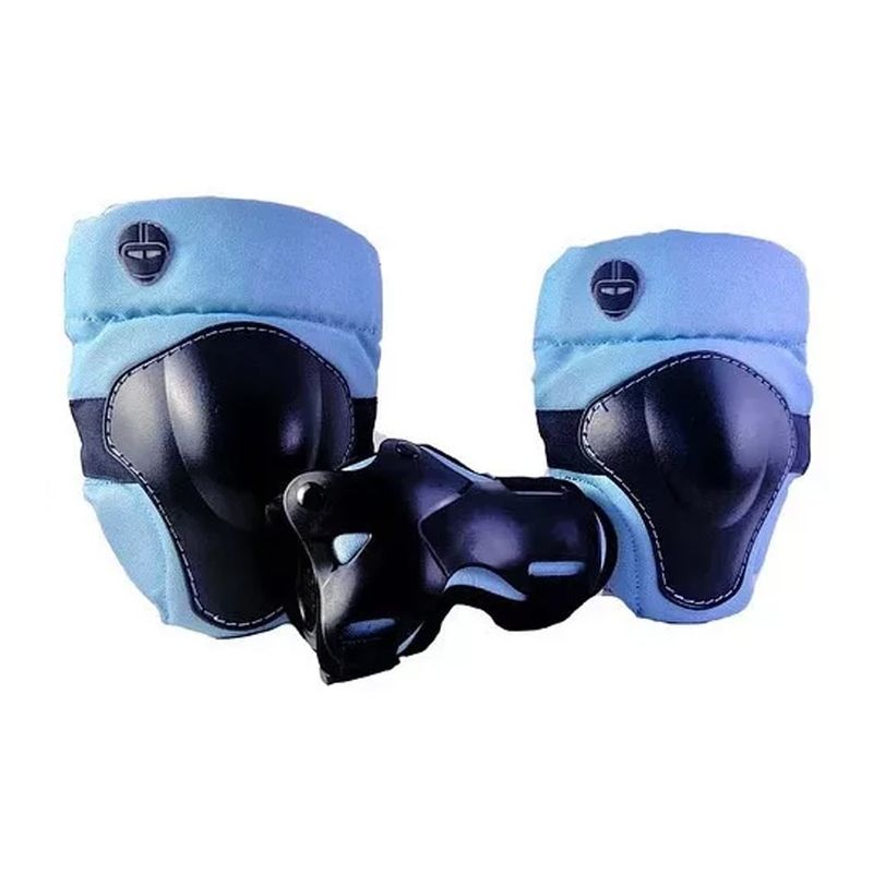 GENERICO - Set Protecciones Codera Rodillera Muñequera Niños 5-8 años