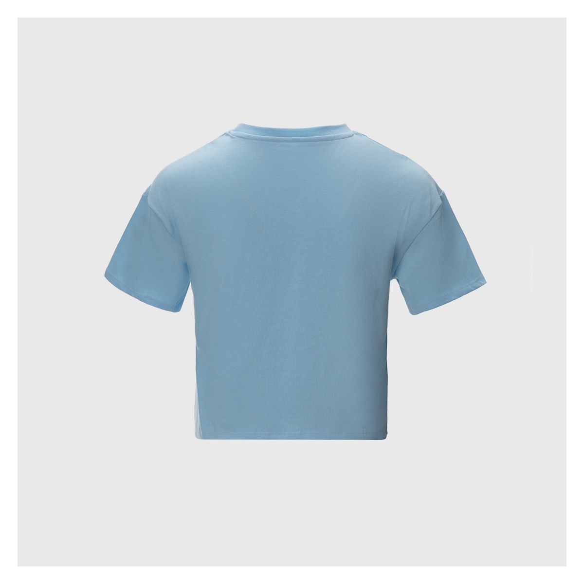 FASHION'S PARK - Polera Niña Con Nudo Y Folia Celeste Fashion's Park