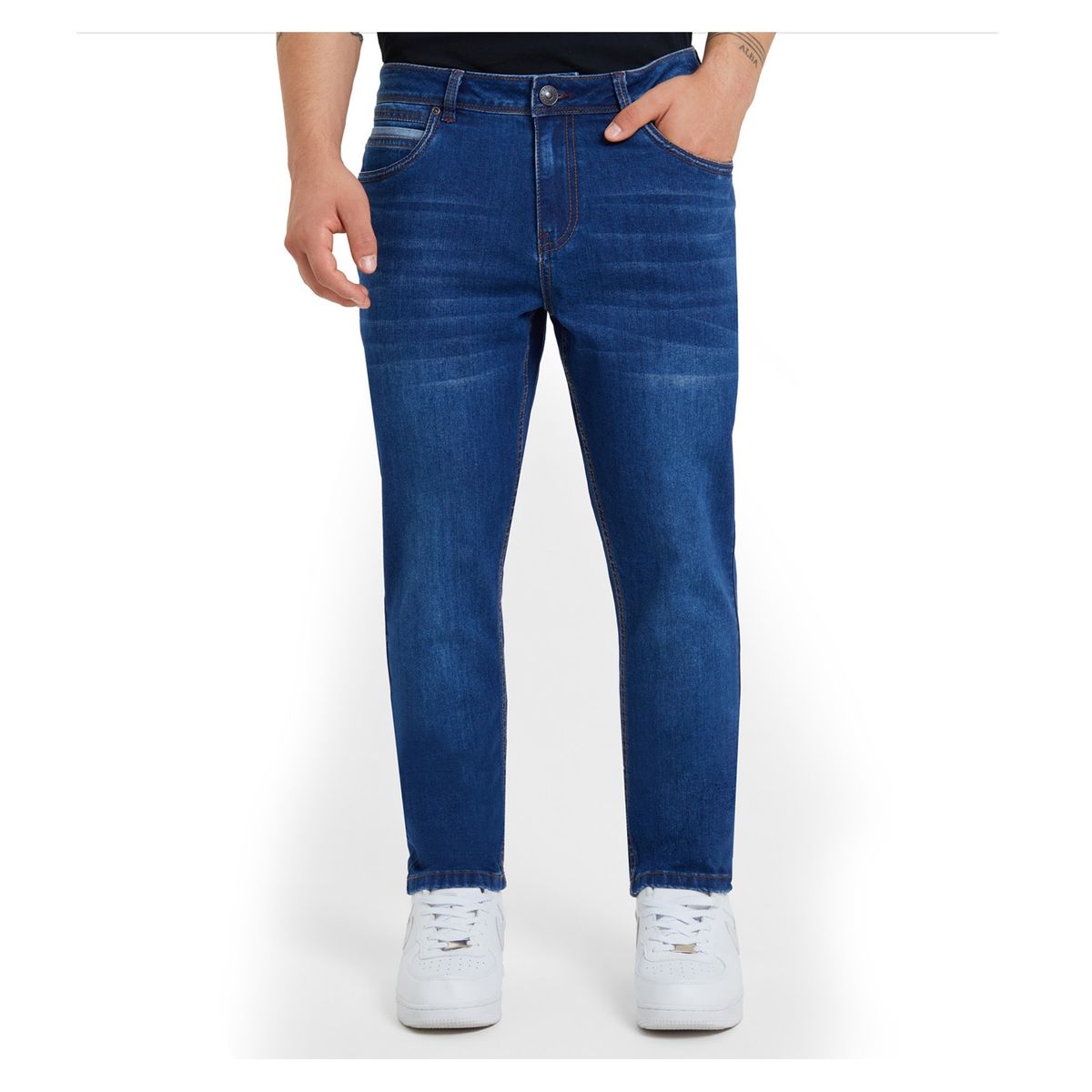 FASHION'S PARK - Jeans Slim Cortes Azul Oscuro Fashion's Park