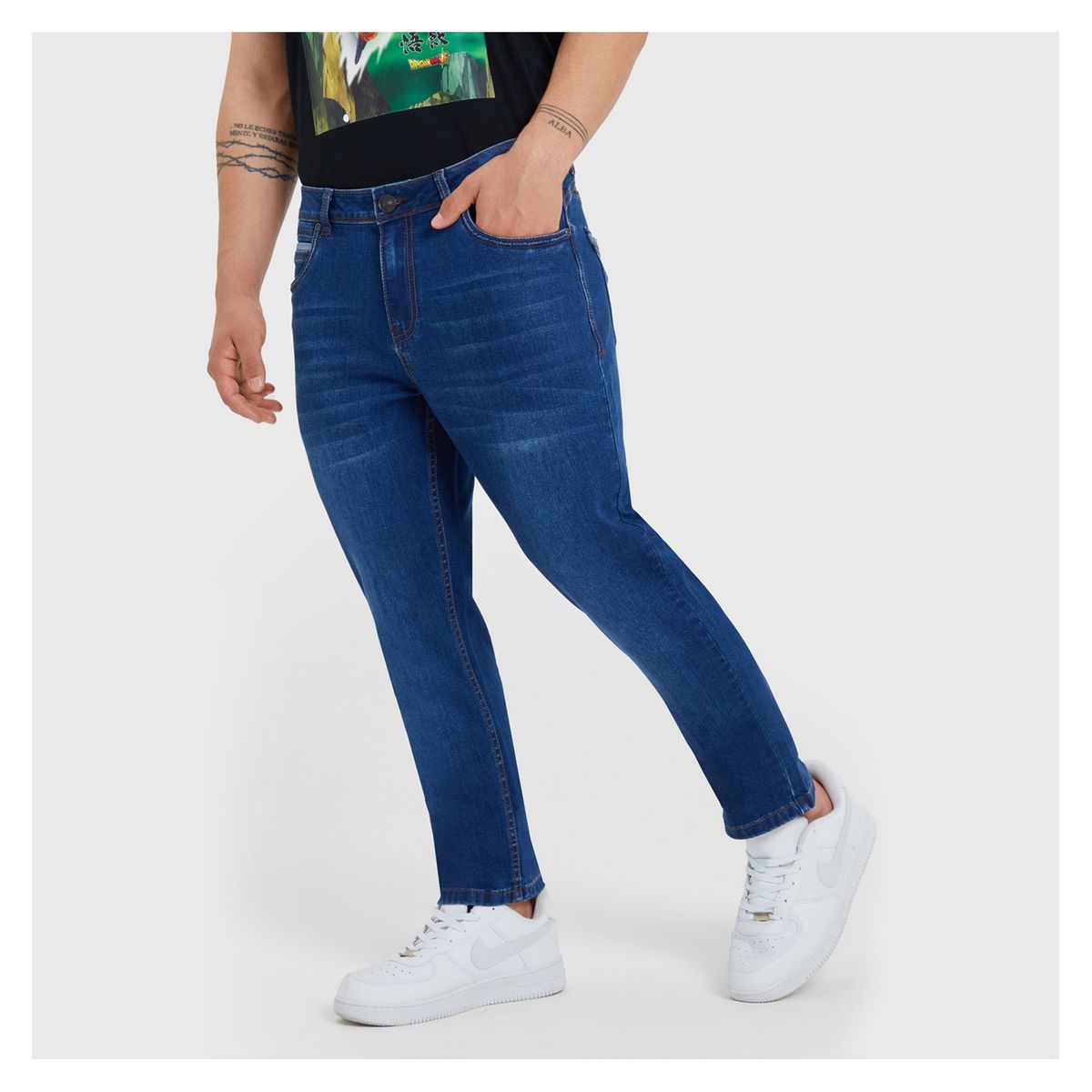 FASHION'S PARK - Jeans Slim Cortes Azul Oscuro Fashion's Park