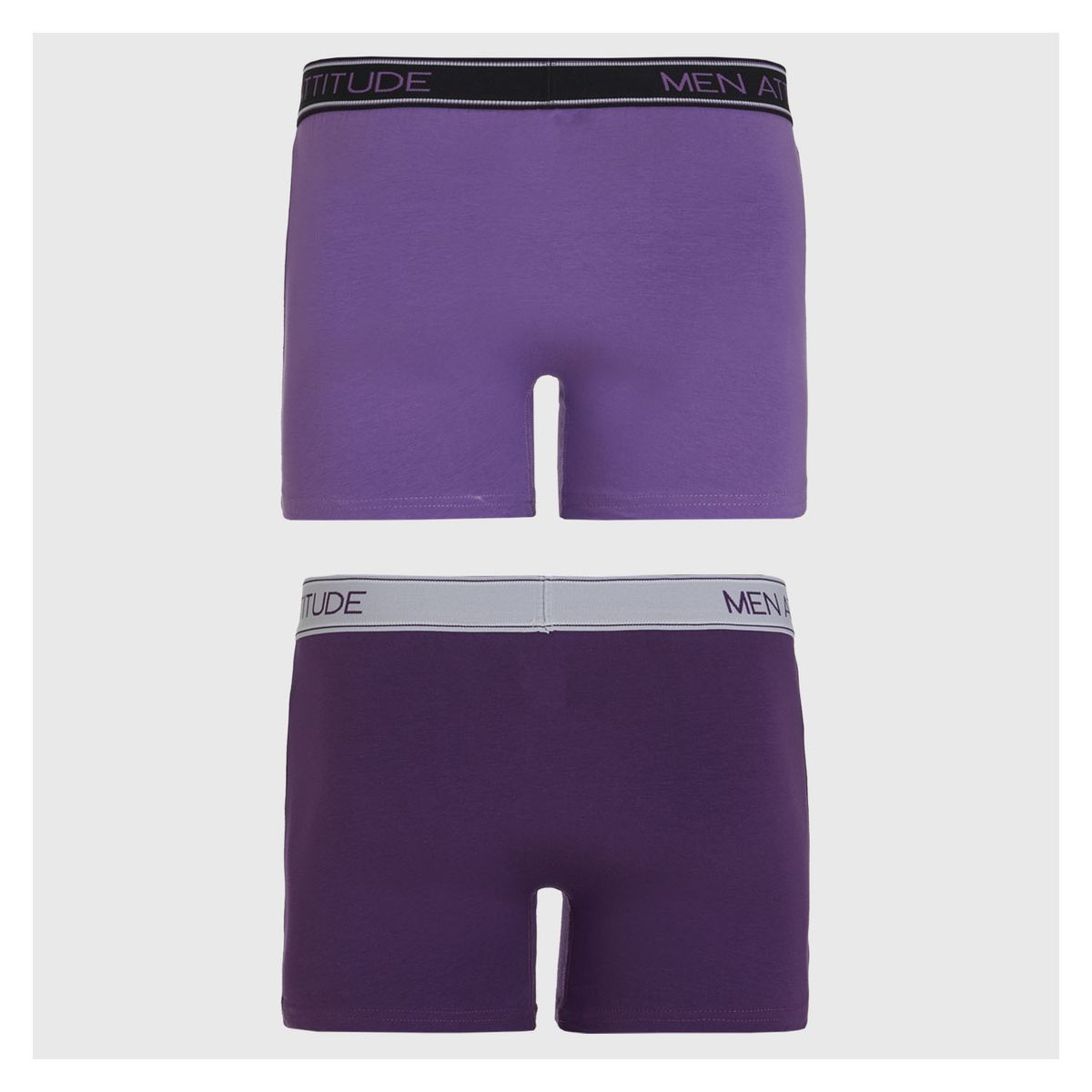FASHION'S PARK - Boxer Hombre Bipack Lisos Morado Fashion's Park