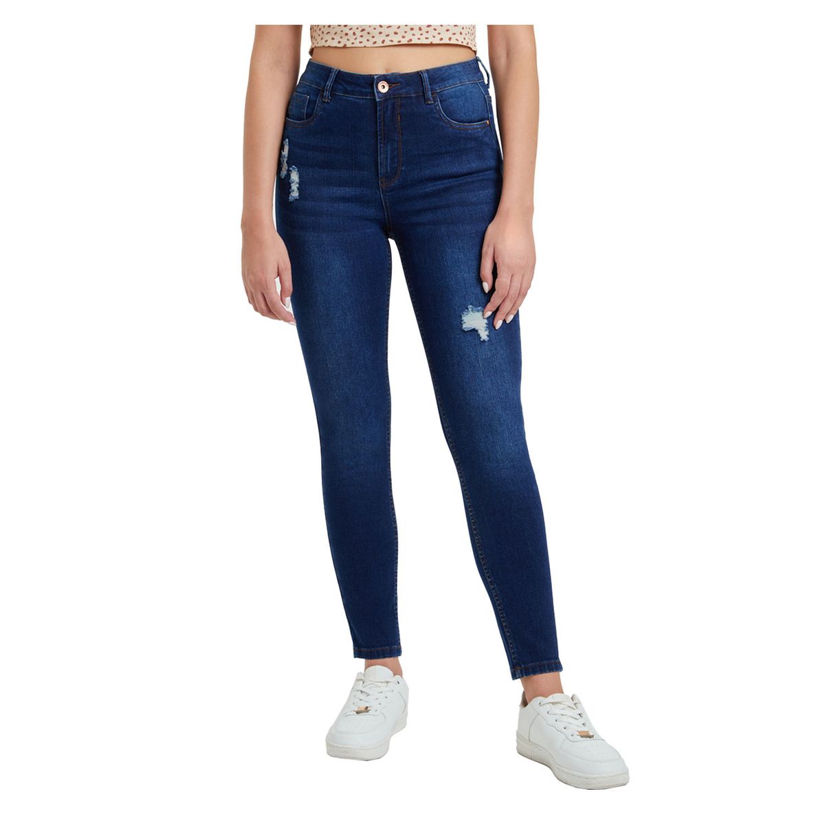 FASHION'S PARK - Jeans Super Skinny Mujer Lia Azul Oscuro Fashion's Park