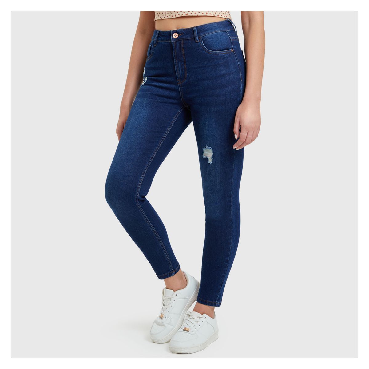 FASHION'S PARK - Jeans Super Skinny Mujer Lia Azul Oscuro Fashion's Park